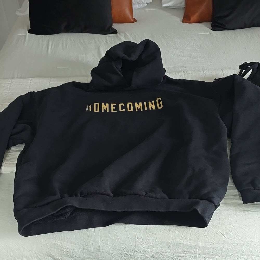 Essentials Black Homecoming Hoodie